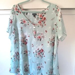 Torrid Floral blouse